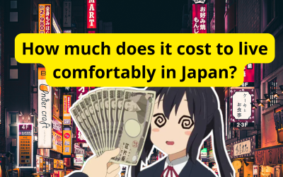 How much does it cost to live comfortably in Japan?