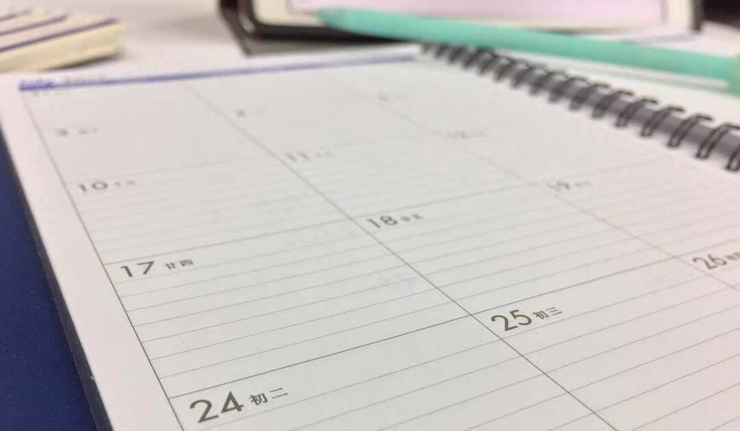 agenda escolar por días abierta
