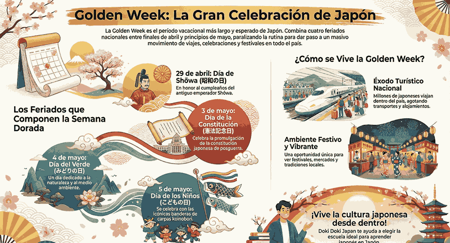 Los feriados que componen la semana dorada en Japón